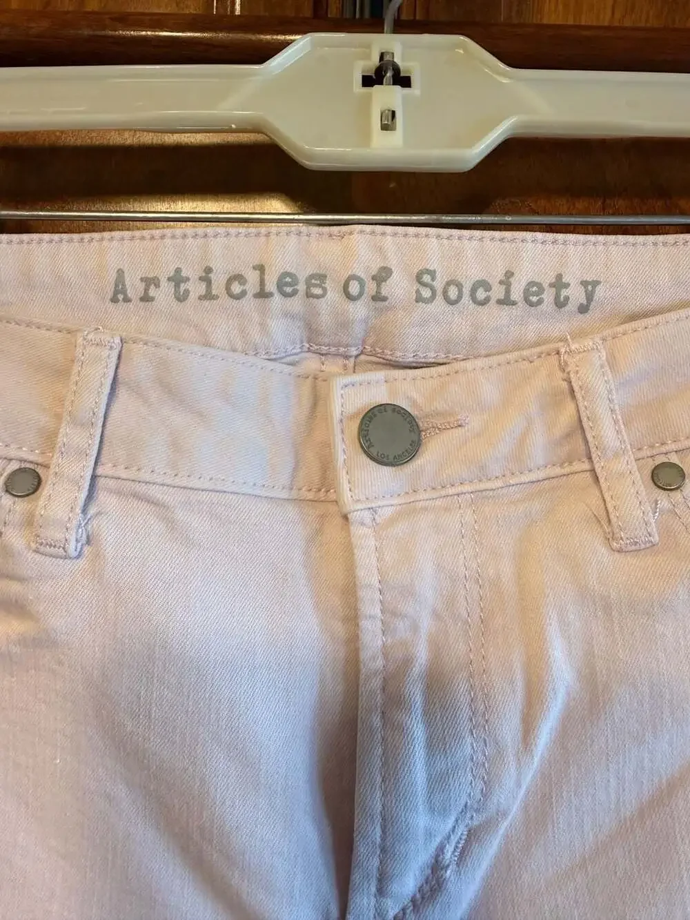 Articles of Society Women's Lavender Pink Skinny Stretch Jeans Size 29